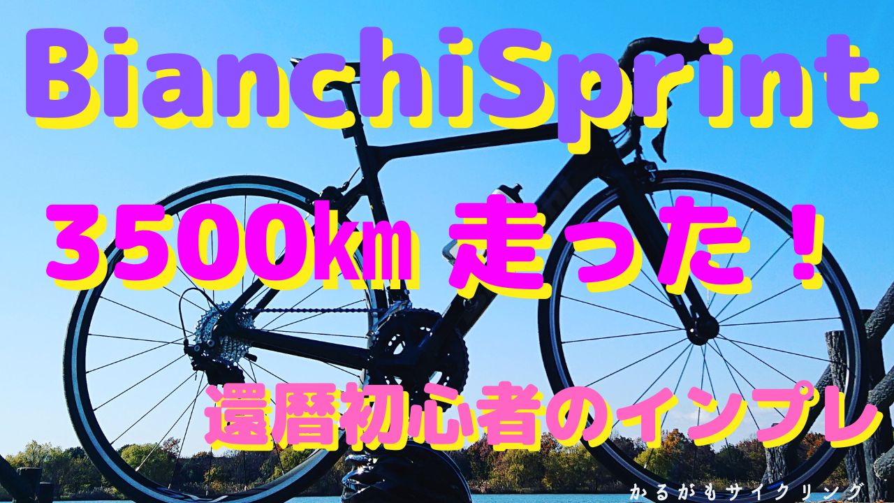 BianchiSprint】3500㎞走った還暦初心者のインプレ | かるがもサイクリング