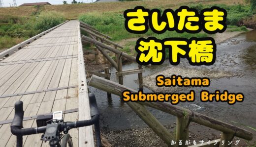 【ロードバイクサイクリング】沈下橋めぐり・ゆるぽたで埼玉歴史探訪