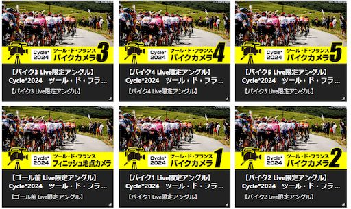 TDFマルチアングルカメラ