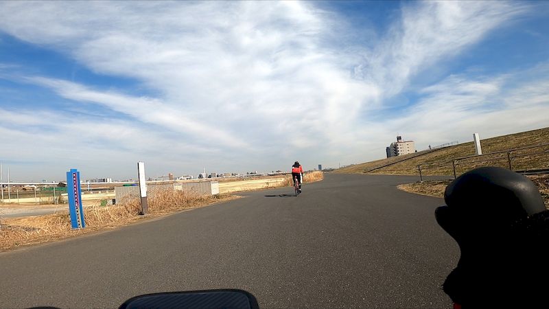 荒サイ土手上西新井橋